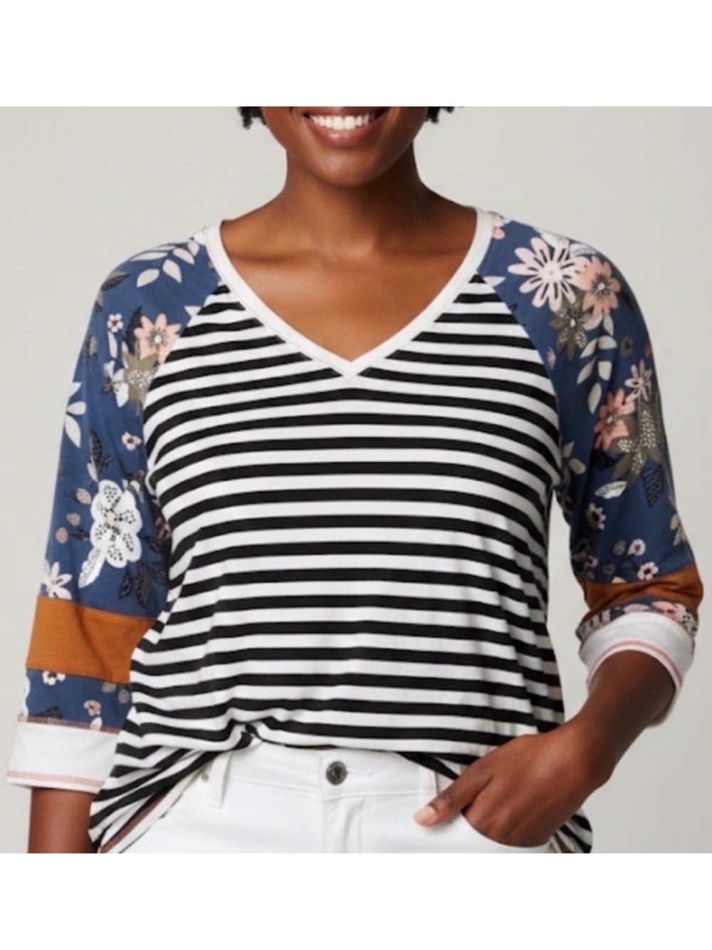 Matilda Jane | “choose your own path”  Raglan sleeves top Sz M